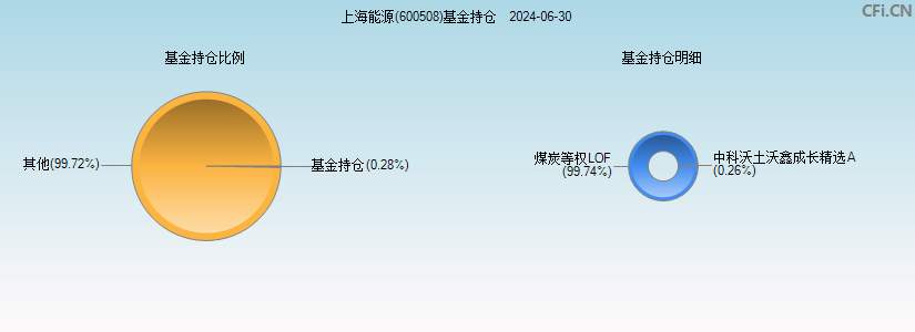 上海能源(600508)基金持仓图