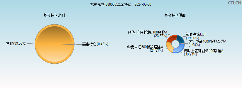 龙腾光电(688055)基金持仓图