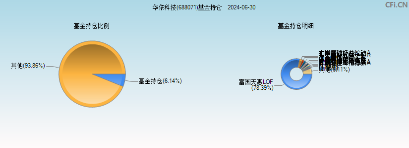 华依科技(688071)基金持仓图