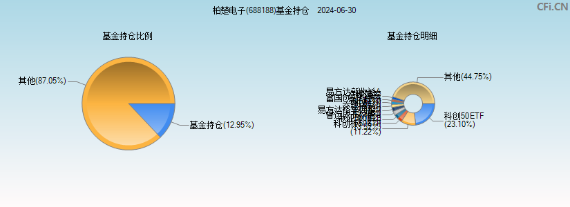 柏楚电子(688188)基金持仓图