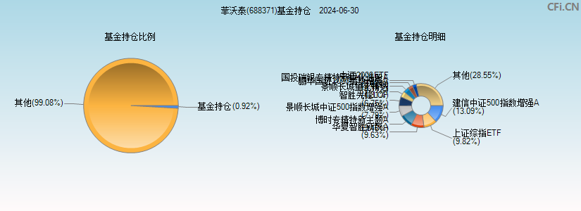 菲沃泰(688371)基金持仓图