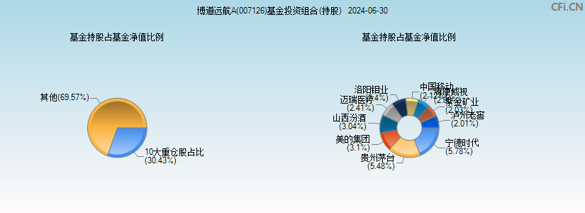 博道远航A(007126)基金投资组合(持股)图