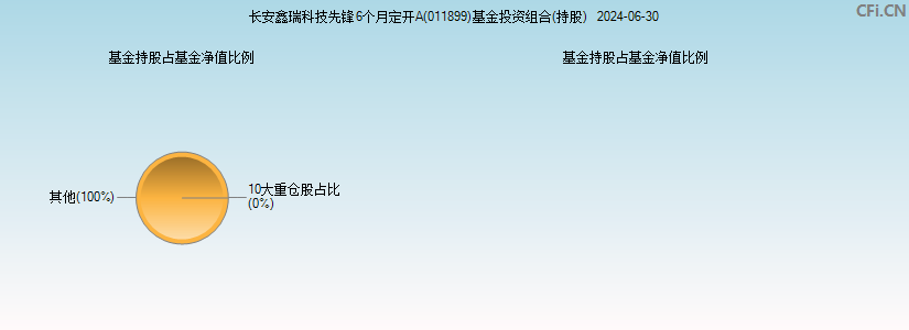 长安鑫瑞科技先锋6个月定开A(011899)基金投资组合(持股)图