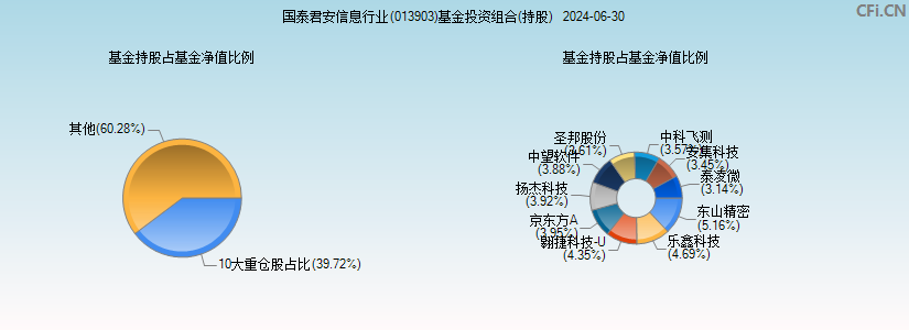 国泰君安信息行业(013903)基金投资组合(持股)图