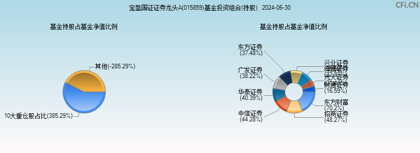 宝盈国证证券龙头A(015859)基金投资组合(持股)图