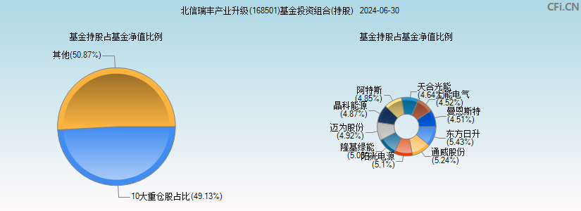 北信瑞丰产业升级(168501)基金投资组合(持股)图