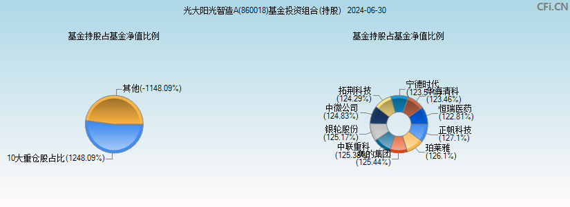 光大阳光智造A(860018)基金投资组合(持股)图