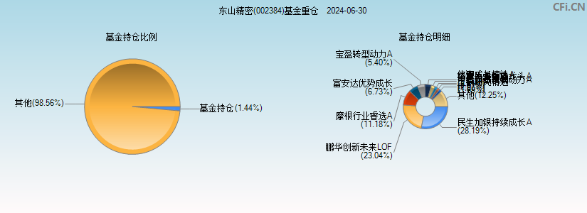 东山精密(002384)基金重仓图