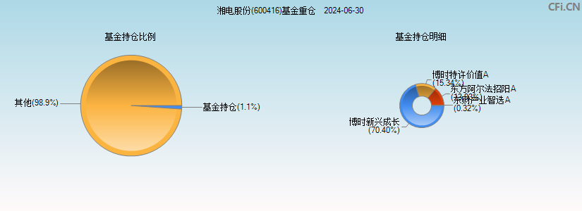 湘电股份(600416)基金重仓图