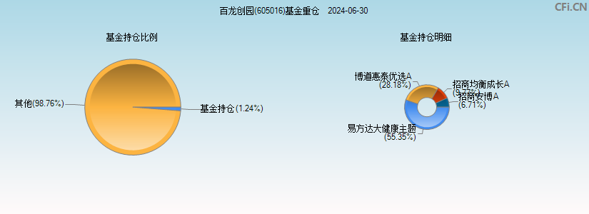 百龙创园(605016)基金重仓图