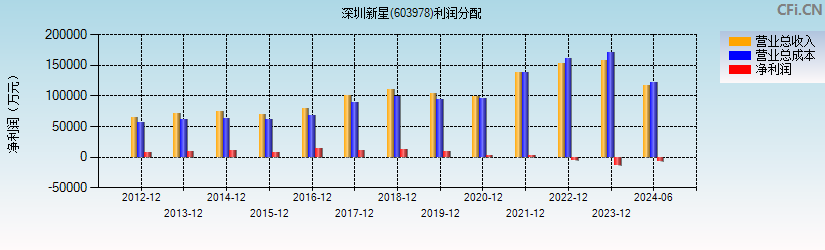 深圳新星(603978)利润分配表图