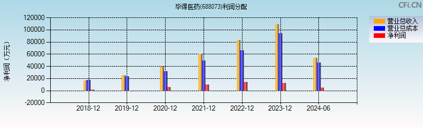 毕得医药(688073)利润分配表图