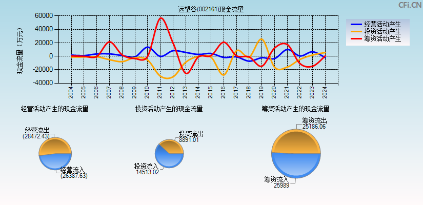 远望谷(002161)现金流量表图