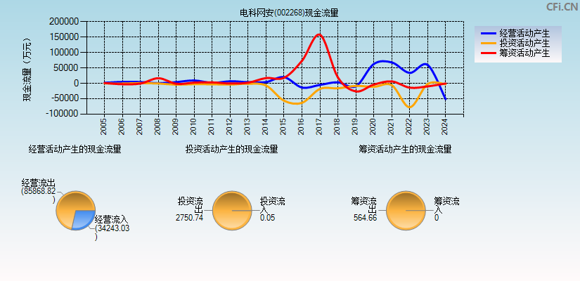 电科网安(002268)现金流量表图