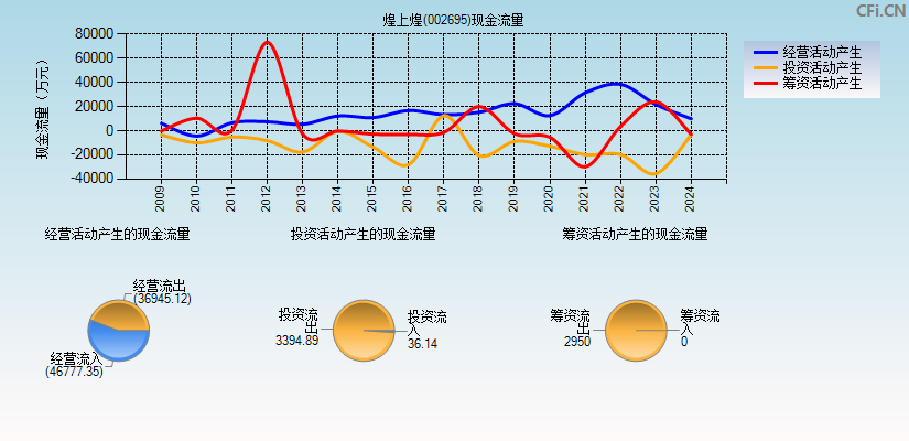 煌上煌(002695)现金流量表图