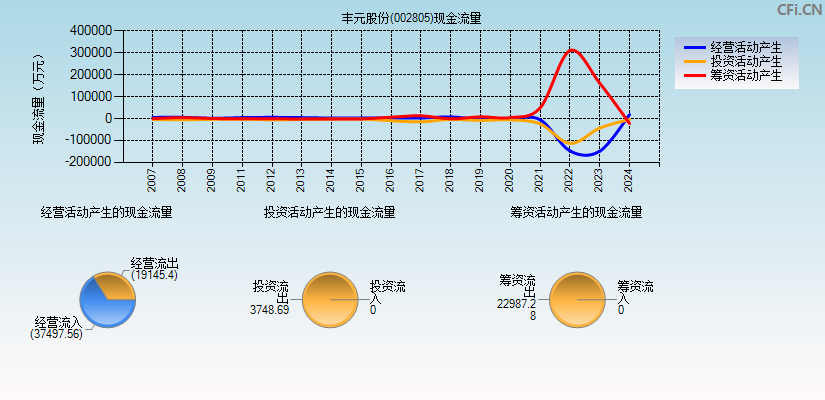 丰元股份(002805)现金流量表图