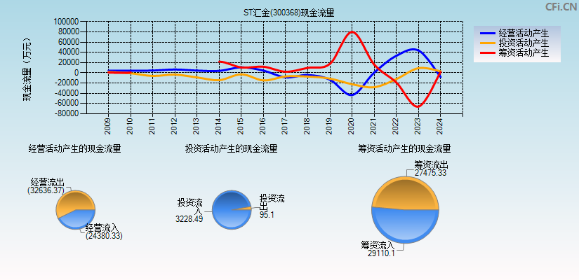 ST汇金(300368)现金流量表图