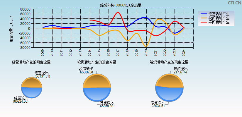 绿盟科技(300369)现金流量表图