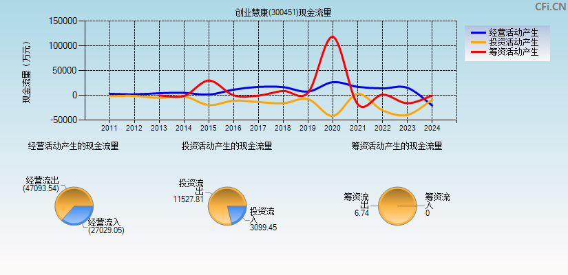 创业慧康(300451)现金流量表图