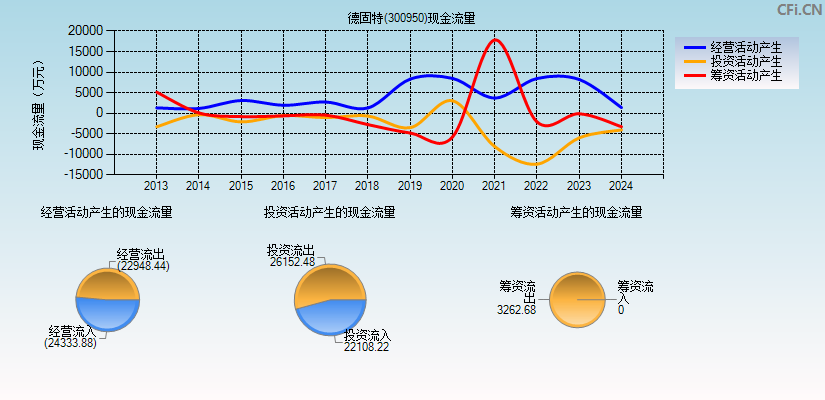 德固特(300950)现金流量表图