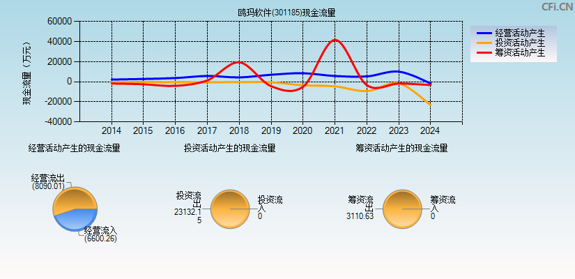 鸥玛软件(301185)现金流量表图