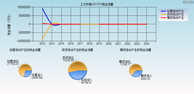 工大科雅(301197)现金流量表图