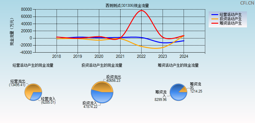 西测测试(301306)现金流量表图