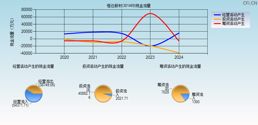 恒达新材(301469)现金流量表图