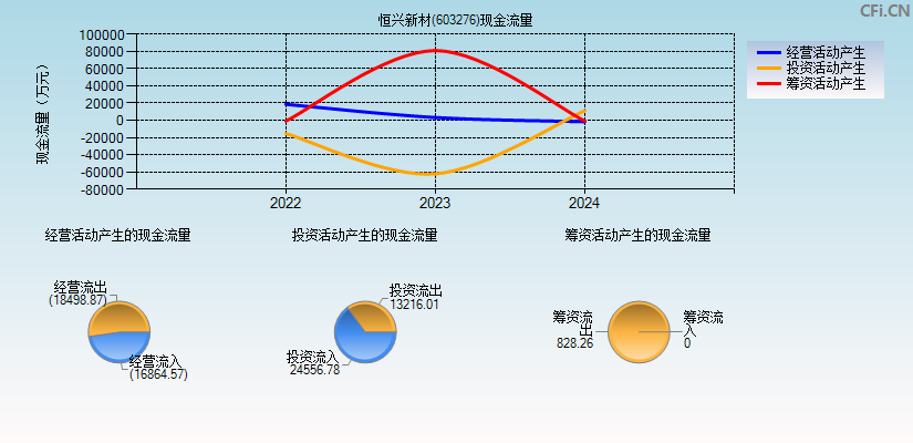 恒兴新材(603276)现金流量表图