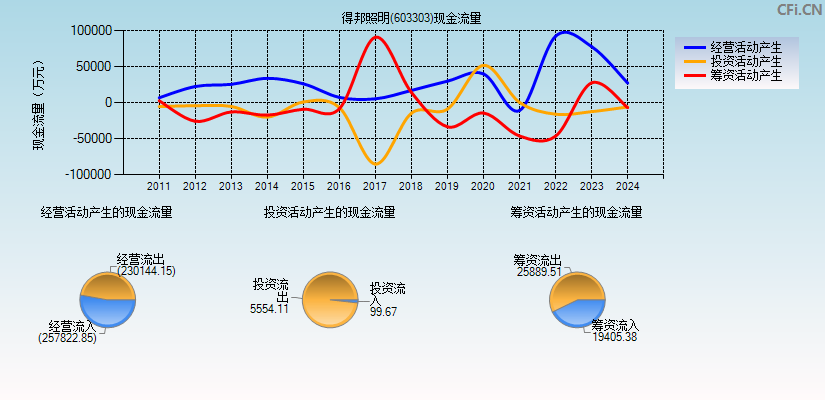 得邦照明(603303)现金流量表图