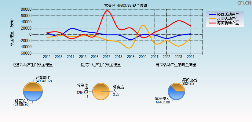 常青股份(603768)现金流量表图