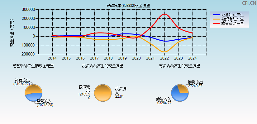 泉峰汽车(603982)现金流量表图