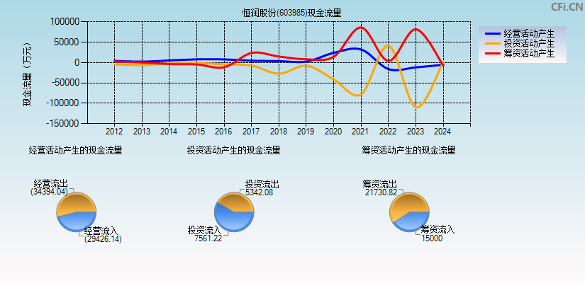 恒润股份(603985)现金流量表图