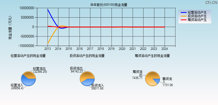 华丰股份(605100)现金流量表图