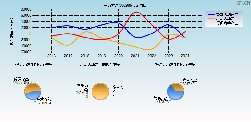 王力安防(605268)现金流量表图