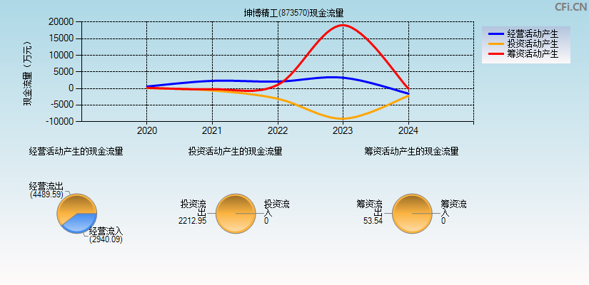 坤博精工(873570)现金流量表图