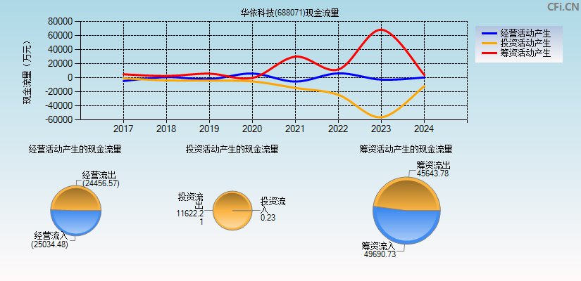 华依科技(688071)现金流量表图