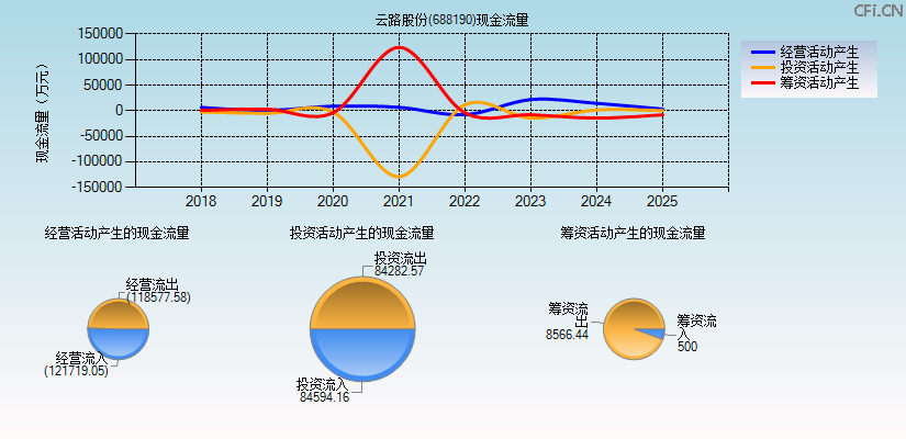 云路股份(688190)现金流量表图