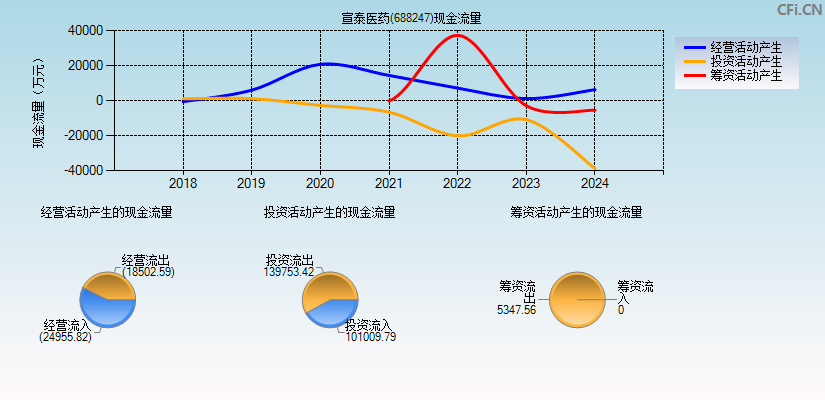 宣泰医药(688247)现金流量表图