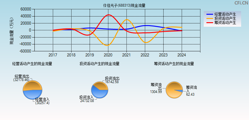 仕佳光子(688313)现金流量表图