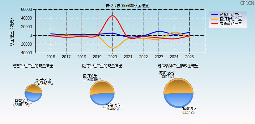 皖仪科技(688600)现金流量表图