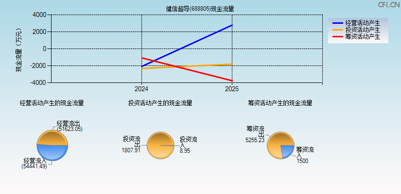 健信超导(688805)现金流量表图