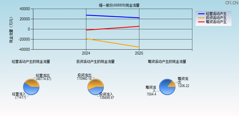 强一股份(688809)现金流量表图
