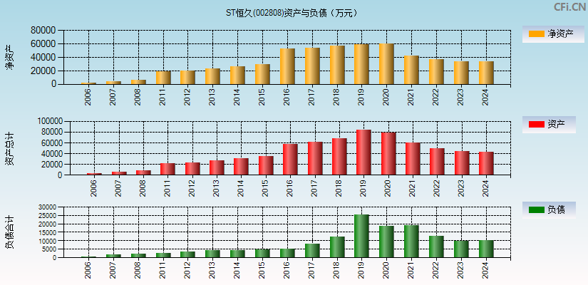 ST恒久(002808)资产负债表图