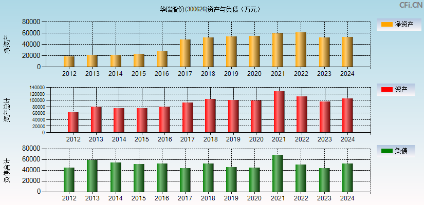 华瑞股份(300626)资产负债表图