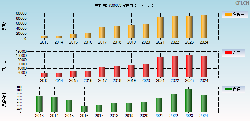 沪宁股份(300669)资产负债表图