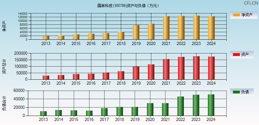 国林科技(300786)资产负债表图