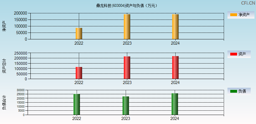 鼎龙科技(603004)资产负债表图