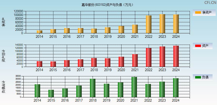 嘉华股份(603182)资产负债表图