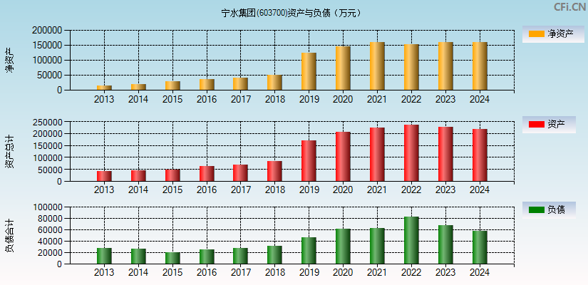 宁水集团(603700)资产负债表图